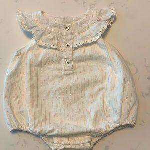 Piper & Posie Ruffle Onesie Sz 3-6 mos